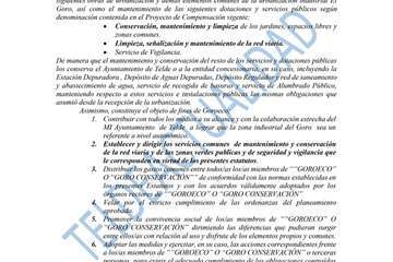 Escrito de GoroEco presentado en el Ayuntamiento de Telde/TA.